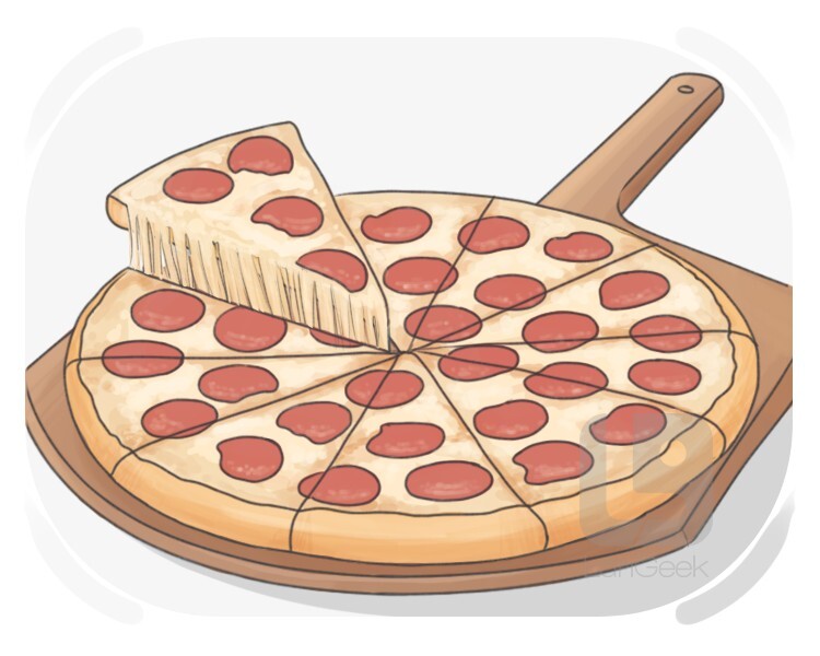 pizza pie definition and meaning