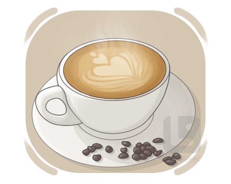 caffe latte definition and meaning