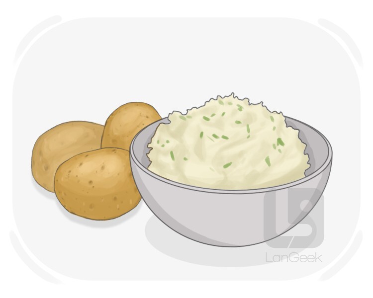 mashed potato definition and meaning
