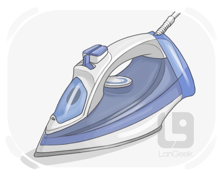 steam iron definition and meaning