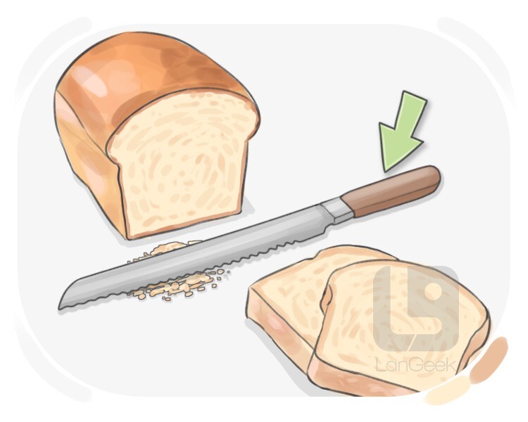 Definition & Meaning of "Bread knife" LanGeek