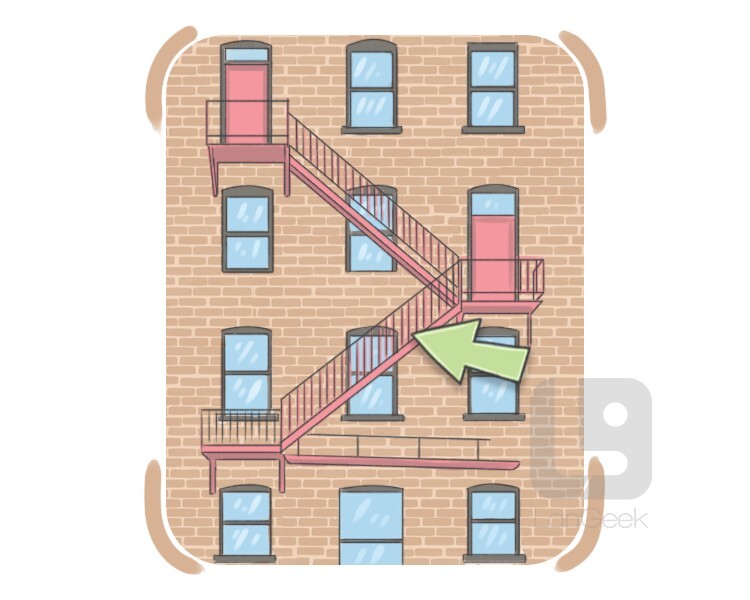 fire escape definition and meaning