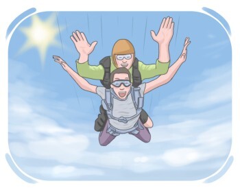 skydiving