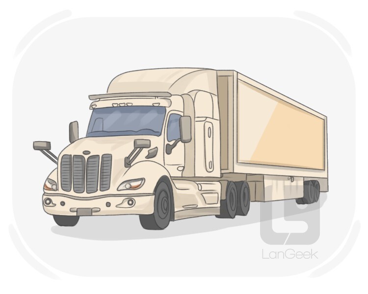 tractor-trailer definition and meaning