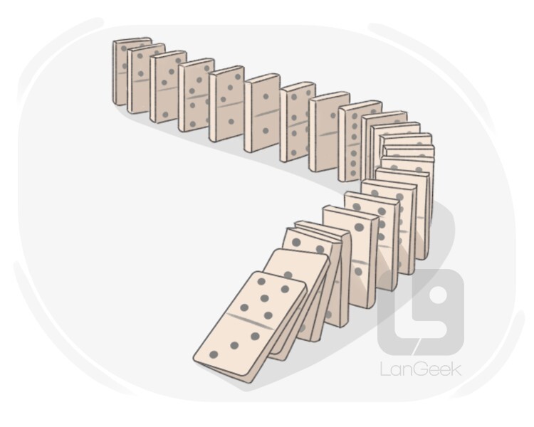 domino definition and meaning