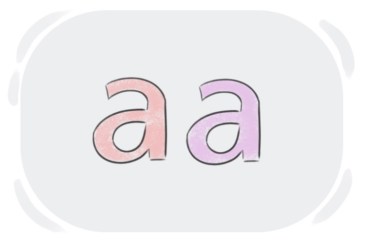 English Multigraph 'aa'