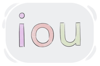 English Multigraph 'iou'