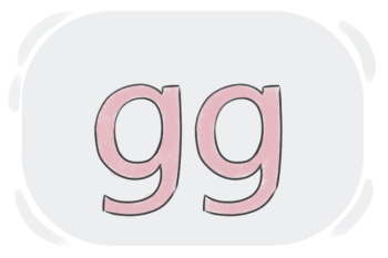 English Multigraph 'gg'