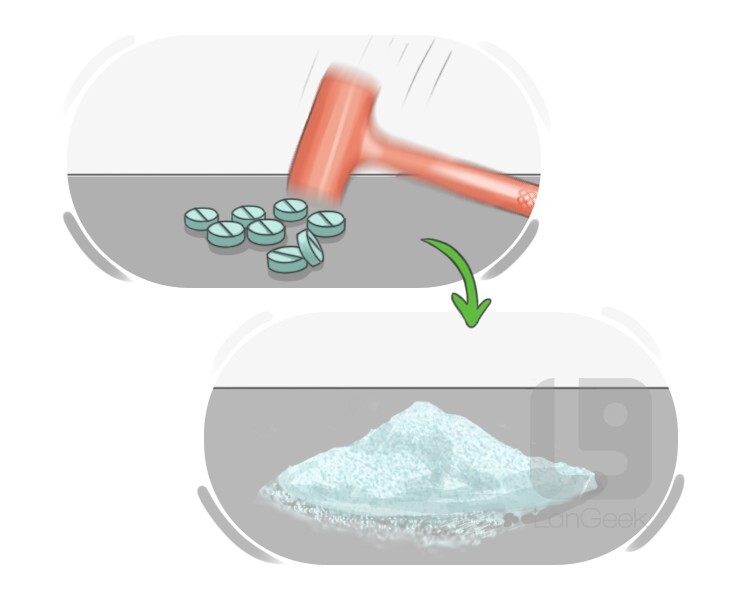 to granulate definition and meaning