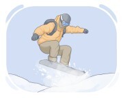 snowboarding