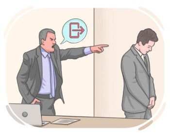 to [get] the (sack|boot|axe)