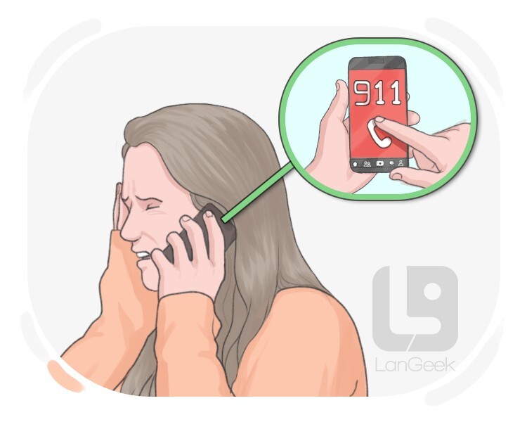 emergency call definition and meaning