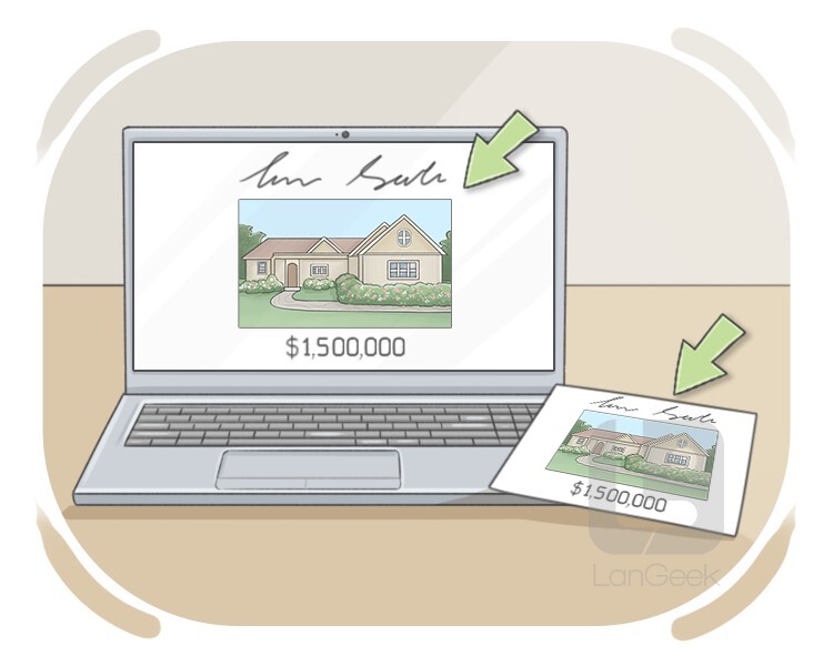 el anuncio definition and meaning