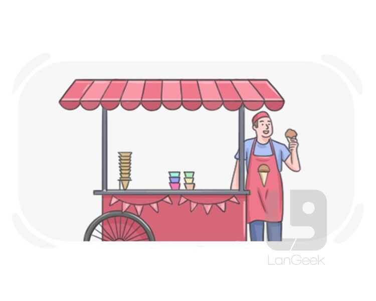 ice cream cart definition and meaning