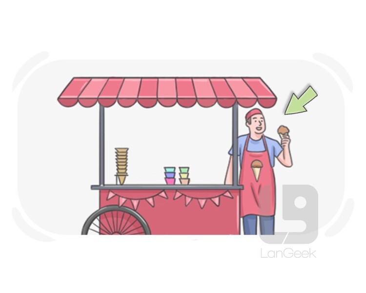 ice cream vendor definition and meaning
