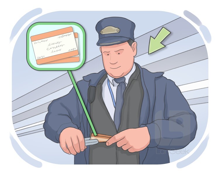 ticket checker definition and meaning
