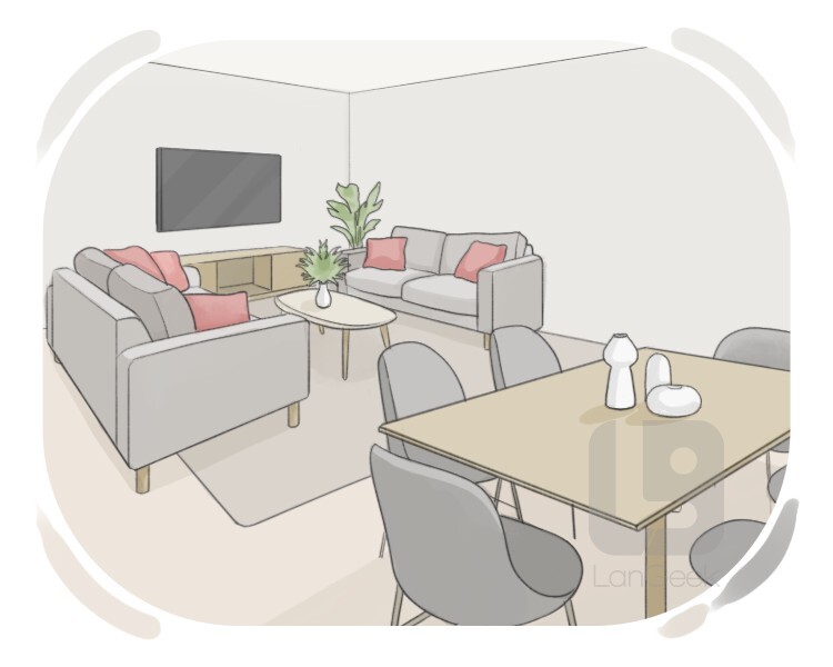 el salón comedor definition and meaning