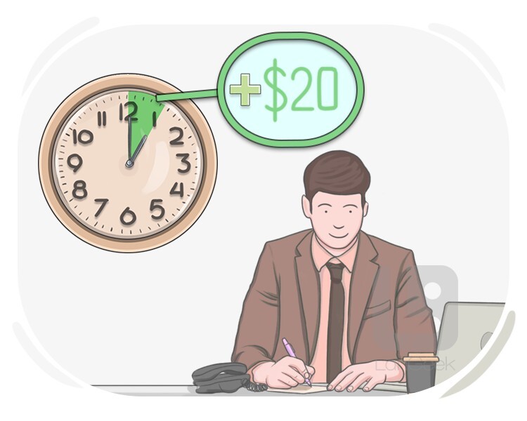 der Stundenlohn definition and meaning