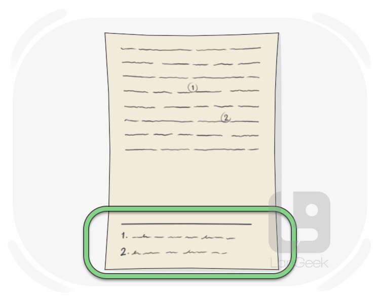 following definition and meaning