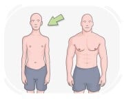 (as|) skinny as a (beanpole|pole|rail)