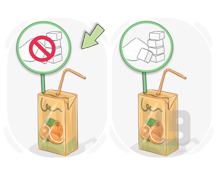 sugar-free definition and meaning