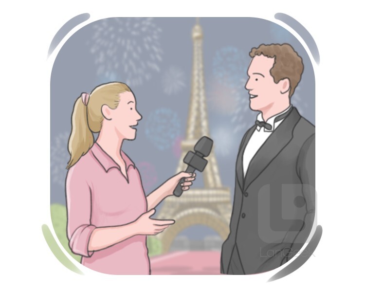 interviewen definition and meaning