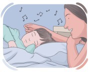 to [sing] {sb} to sleep