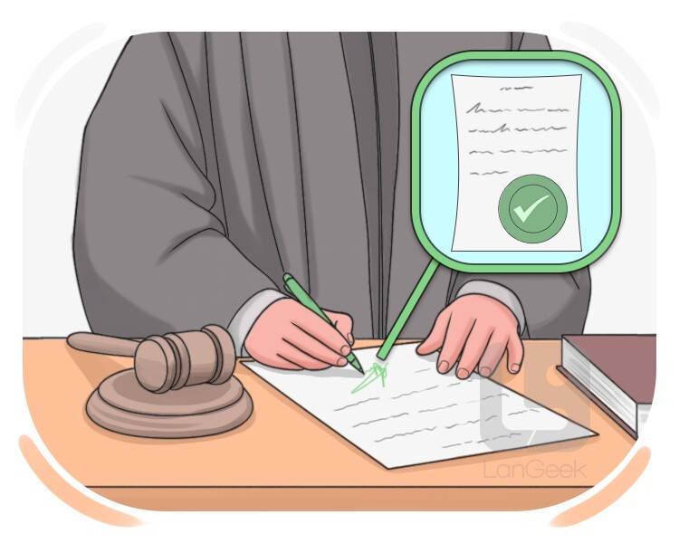 valid definition and meaning