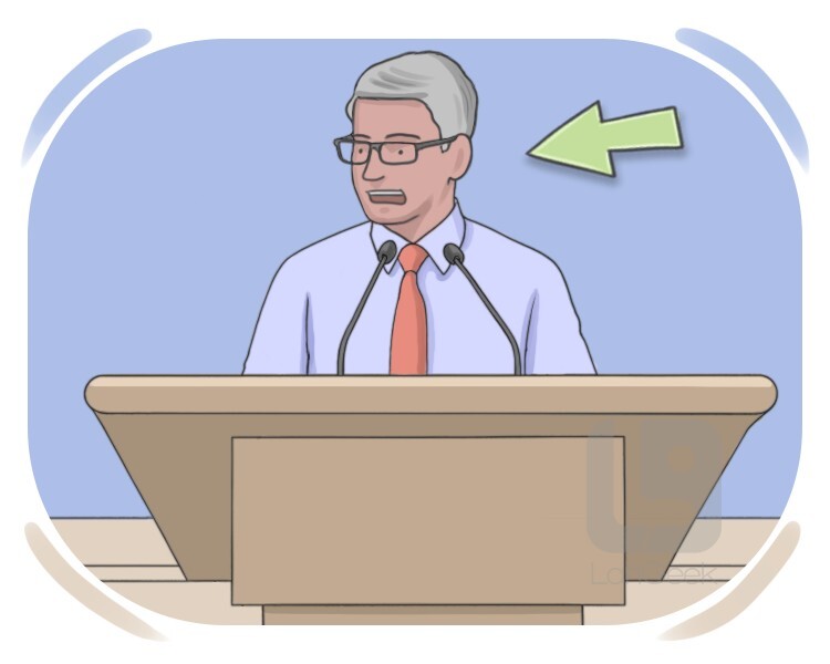 le porte-parole definition and meaning