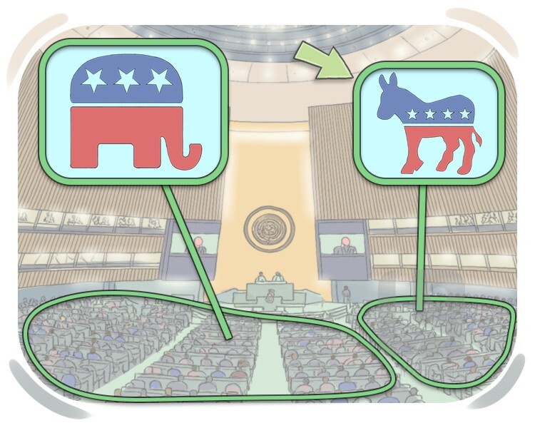 la oposición definition and meaning