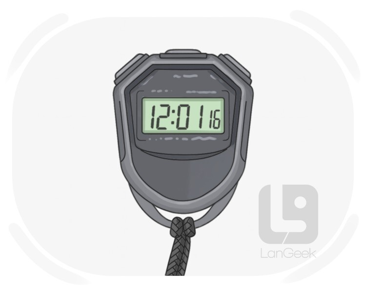 stopwatch definition and meaning