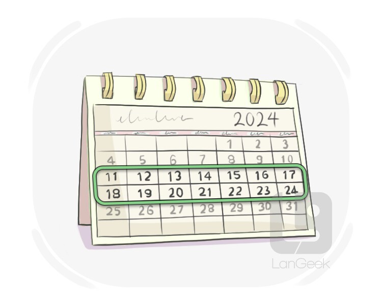 fortnight definition and meaning