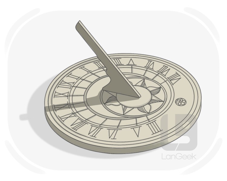 sundial definition and meaning