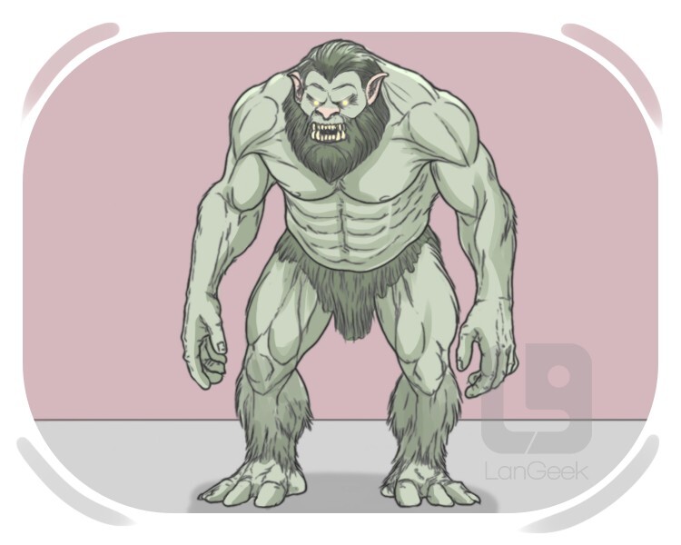 monster definition and meaning