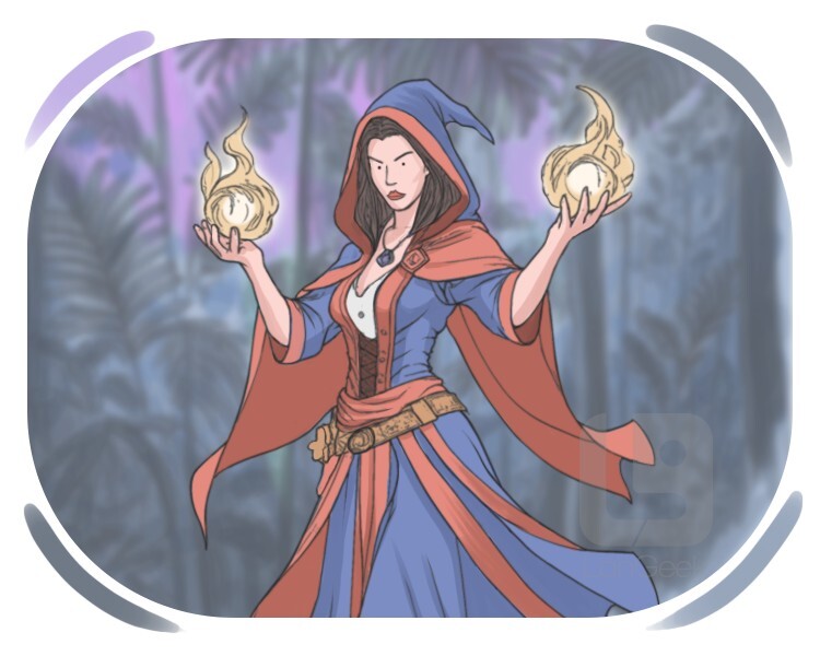 sorceress definition and meaning