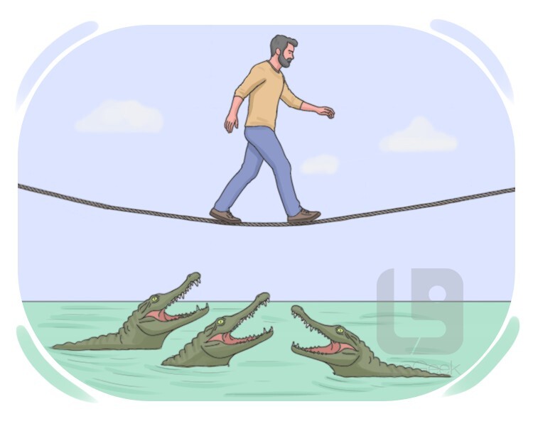 on a razor's edge definition and meaning