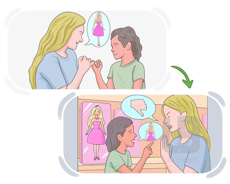 to [go] back on a (promise|deal|pledge) definition and meaning