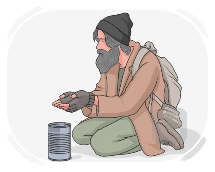 begging definition and meaning