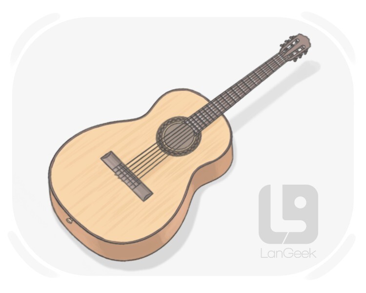 acoustic guitar definition and meaning