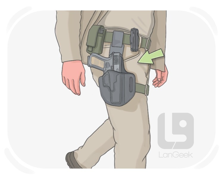 sidearm definition and meaning