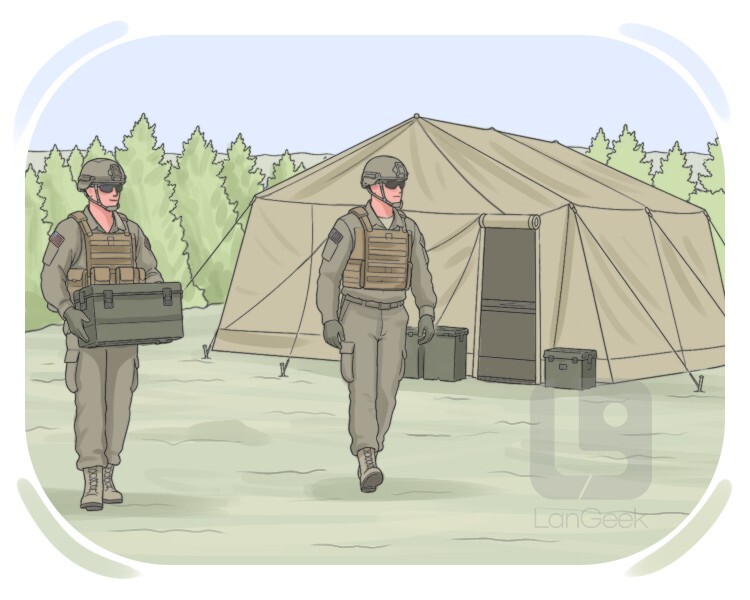 encampment definition and meaning