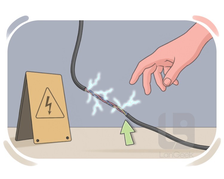 live wire definition and meaning