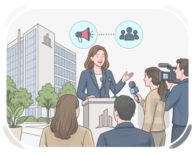 les relations publiques definition and meaning
