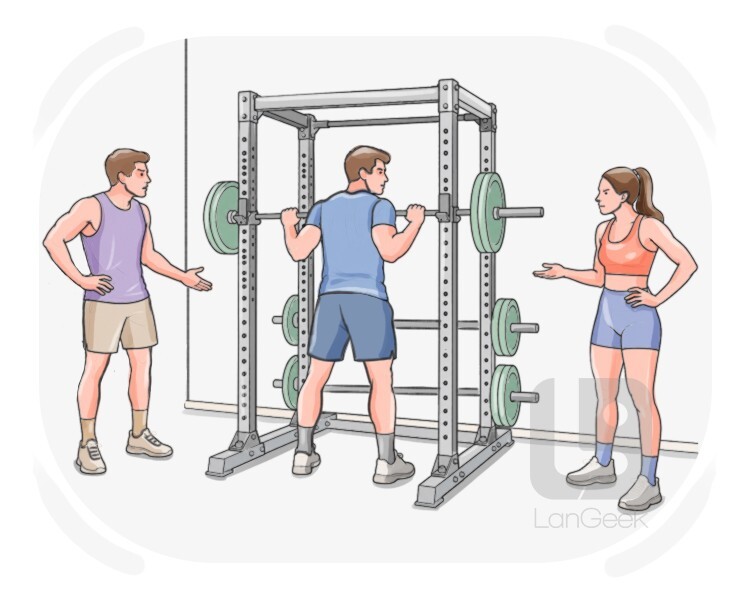 squat rack hog definition and meaning