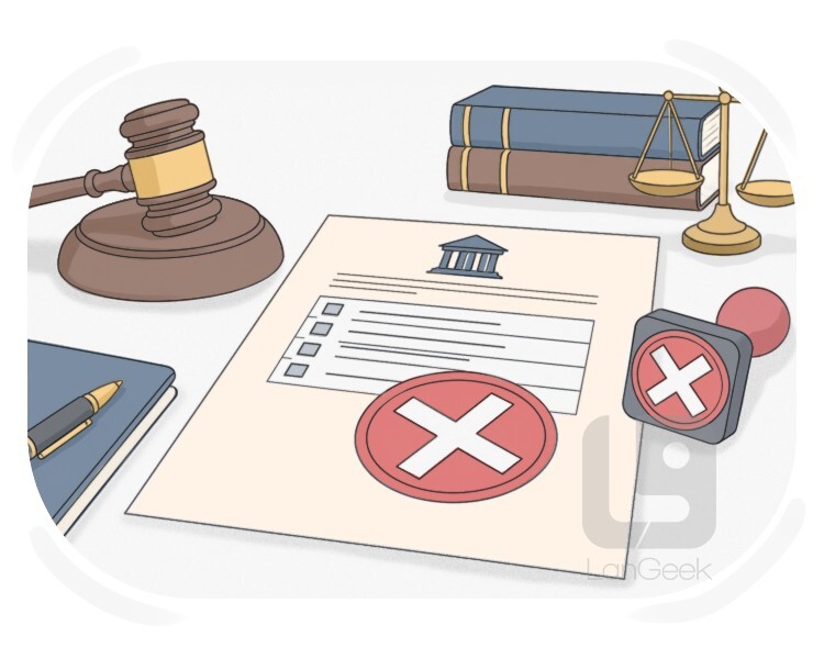 invalid definition and meaning